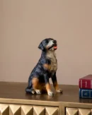 Rottweiler Puppy Figurine