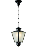 Classic Black Small Outdoor Lantern Light