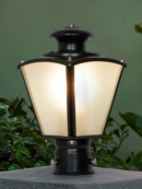 Classic Black Small Outdoor Gate Light