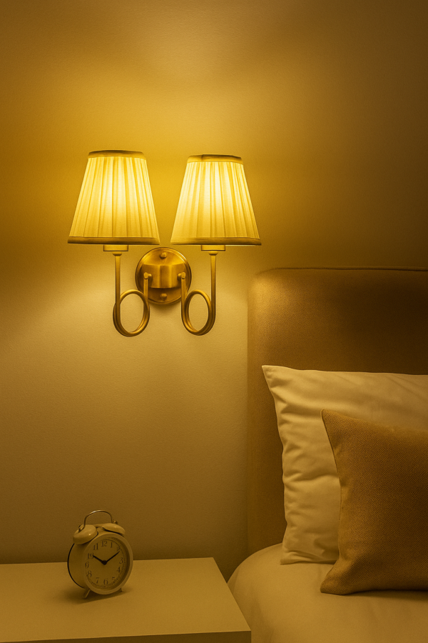 ALD-AMIRA Twin Wall Sconce with Modern Twist Design - Image 2