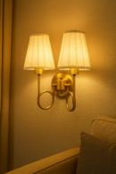 ALD-AMIRA Twin Wall Sconce with Modern Twist Design