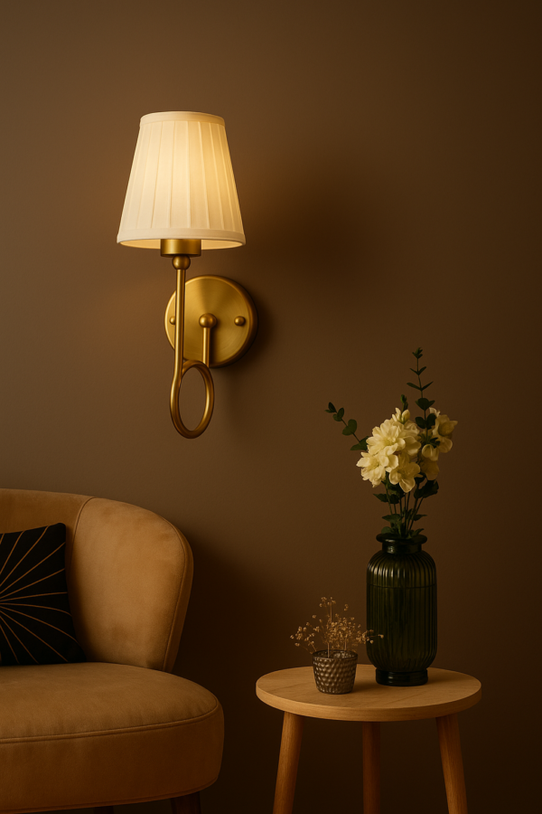 ALD-AMIRA Twist Wall Sconce with Antique Gold Matte Finish - Image 5