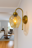 ALD-AMIRA Antique Gold Matte Finish Nordic Style Wall Light